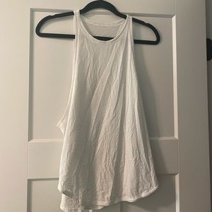 Lululemon white muscle tank